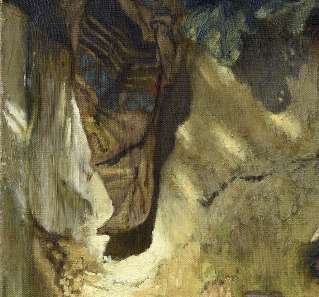 Kopia obrazu "Sielanka Rzymska - Przed kąpielą" H. Siemiradzkiego Detail3 1024x952